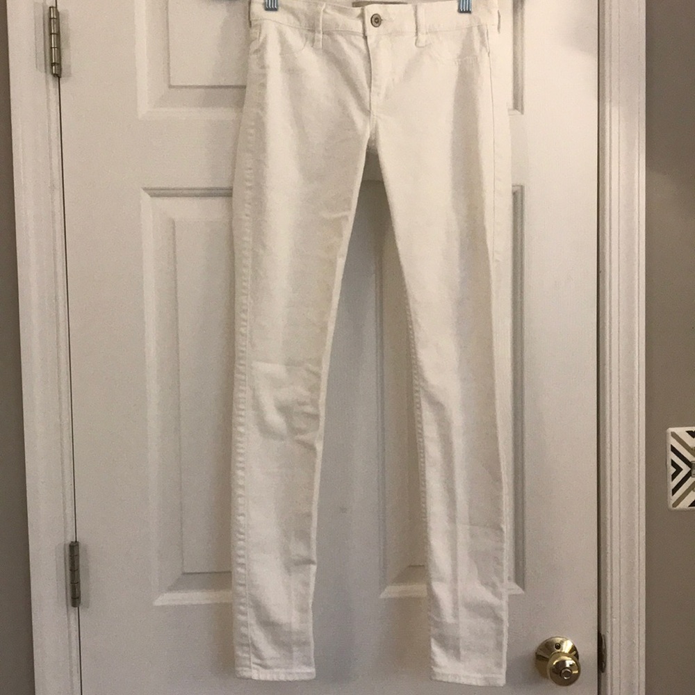 Hollister white jeans